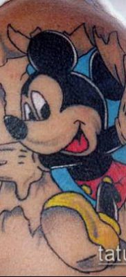 fotó Mickey egér tetoválásról (Tattoo) (érték) - példa rajz - 096