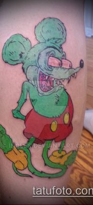 fotó Mickey egér tetoválásról (Tattoo) (jelentése) - példa rajz - 083