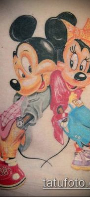 fotó Mickey egér tetoválásról (Tattoo) (érték) - példa rajz - 080