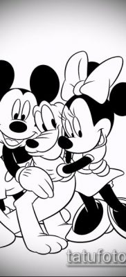 fotó Mickey egér tetoválásról (Tattoo) (érték) - példa rajz - 079