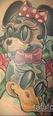 fotó Mickey egér tetoválásról (Tattoo) (érték) - példa rajz - 078