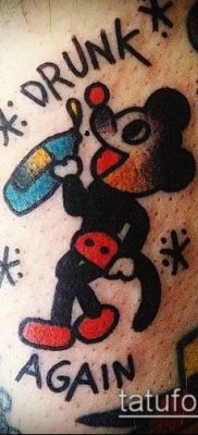 fotó Mickey egér tetoválásról (Tattoo) (érték) - példa rajz - 077