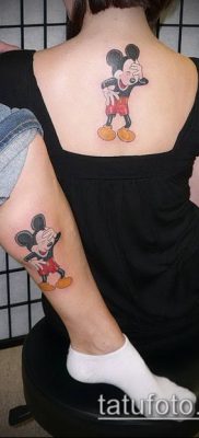 fotó mickey egér tetoválásról (tetoválás) (érték) - példa rajz - 074