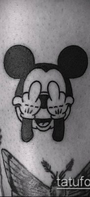 fotó Mickey egér tetoválásról (Tattoo) (érték) - példa rajz - 070