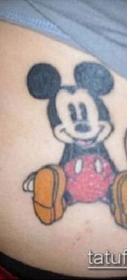 fotó Mickey egér tetoválásról (Tattoo) (érték) - példa rajz - 055