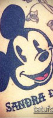fotó Mickey egér tetoválásról (Tattoo) (érték) - példa rajz - 054