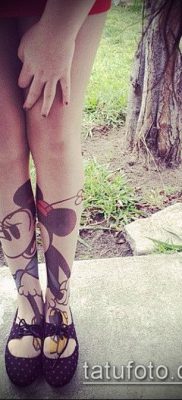 fotó Mickey egér tetoválásról (Tattoo) (érték) - példa rajz - 050