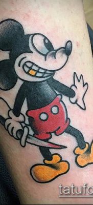 fotó Mickey egér tetoválásról (Tattoo) (érték) - példa rajz - 039