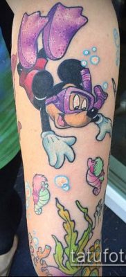 fotó Mickey egér tetoválásról (Tattoo) (érték) - példa rajz - 038