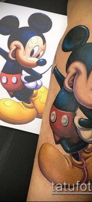 fénykép Mickey egér tetoválásról (Tattoo) (érték) - példa rajz - 034