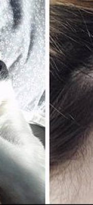 minimalista tetoválásszám 443 - a minta érdekes változata, amely sikeresen használható feldolgozásra és tetoválás minimalizmusként történő alkalmazására az ujjakon