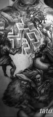 fotó Minotaurusz tetoválásról 2018.07.19. №002 - Minotaurusz tetoválás -