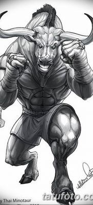 fotó Minotaurusz tetoválásról 2018.07.19. №005 - Minotaurusz tetoválás -