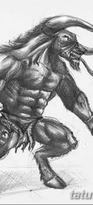 fotó Minotaurusz tetoválásról 2018.07.19. №017 - Minotaurusz tetoválás -