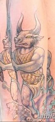 fotó Minotaurusz tetoválásról 2018.07.19. №024 - Minotaurusz tetoválás -