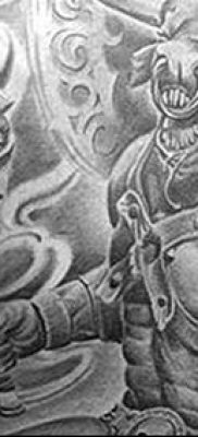 fotó a Minotaurusz tetoválásról 2018.07.19 -től №030 - Minotaurusz tetoválás -