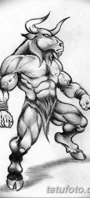 fotó Minotaurusz tetoválásról 2018.07.19. №031 - Minotaurusz tetoválás -