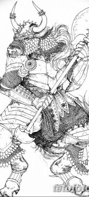 fotó Minotaurusz tetoválásról 2018.07.19 -től №032 - Minotaurusz tetoválás -