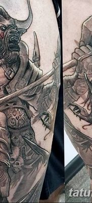 fotó Minotaurusz tetoválásról, kelt 2018. 07. 19 -én №035 - Minotaurusz tetoválás -