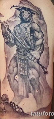 fotó Minotaurusz tetoválásról 2018.07.19. №043 - Minotaurusz tetoválás -