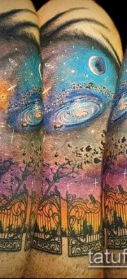 fotó tetoválás Tejút (jelentése) - példa rajz - 022