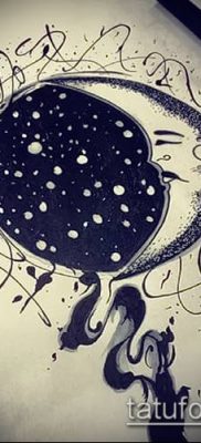 fotó tetoválás Tejút (jelentése) - példa rajz - 019
