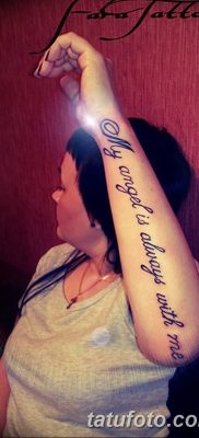 Fénykép a tetoválásról az angyalom mindig velem van 2018.09.10 -től №035 - az angyalom mindig -