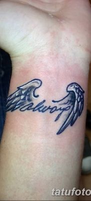 Fénykép a tetoválásról az angyalom mindig velem van 2018.09.10 -től №003 - az angyalom mindig -