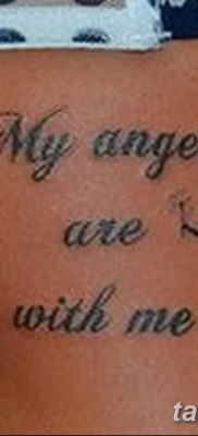 Fénykép a tetoválásról az angyalom mindig velem van 2018.09.10 -től №008 - az angyalom mindig -
