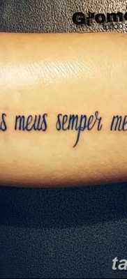 Fénykép a tetoválásról az angyalom mindig velem van 2018.09.10 -től №012 - az angyalom mindig -