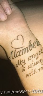Fénykép a tetoválásról az angyalom mindig velem van 2018.09.10 -től №014 - az angyalom mindig -