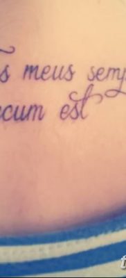 Fénykép a tetoválásról az angyalom mindig velem van 2018.09.10 -től №033 - az angyalom mindig -