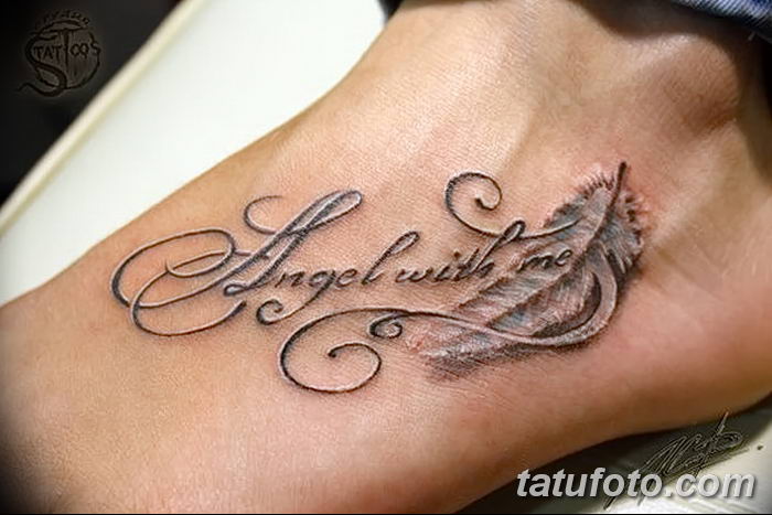 Fénykép a tetoválásról az angyalom mindig velem van 2018.09.10 -től №017 - az angyalom mindig -