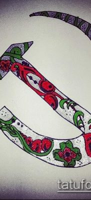 kalapács tetoválás fotó (jelentése) - példa egy érdekes tetoválási rajzra - 050