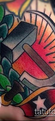 kalapács tetoválás fotó (jelentése) - példa egy érdekes tetoválási rajzra - 039