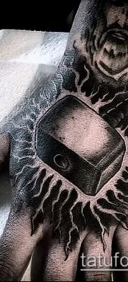 kalapács tetoválás fotó (jelentése) - példa egy érdekes tetoválási rajzra - 028
