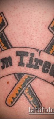 kalapács tetoválás fotó (jelentése) - példa egy érdekes tetoválási rajzra - 005