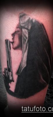 fotó apácatetoválásról (jelentése) - példa egy érdekes tetoválási rajzra - 079