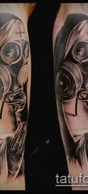 fotó egy apáca tetoválásról (jelentése) - példa egy érdekes tetoválási tervre - 069