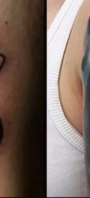 fotó egy apáca tetoválásról (jelentése) - példa egy érdekes tetoválási tervre - 015