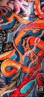 Fotografija tetovaže morske zvijezde (tetovaža morske zvijezde) (vrijednost) - primjer crteža - 038