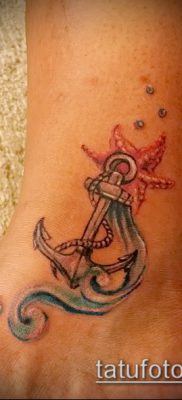 Fotografija tetovaže morske zvijezde (tetovaža morske zvijezde) (vrijednost) - primjer crteža - 075