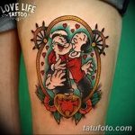 Fototegning Tatovering sømand Papay fra 10.08.2018 №001 - Tatoveringer sømand Papay -