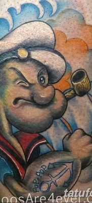 Fototegning Tatovering sømand Papay fra 10.08.2018 №002 - Tatoveringer sømand Papay -