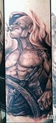 Fototegning Tatovering sømand Papay fra 10.08.2018 №004 - Tatoveringer sømand Papay -