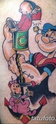 Fototegning Tatovering sømand Papay fra 10.08.2018 №008 - Tatoveringer sømand Papay -