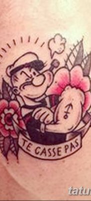 Fototegning Tatovering sømand Papay fra 10.08.2018 №012 - Tatoveringer sømand Papay -