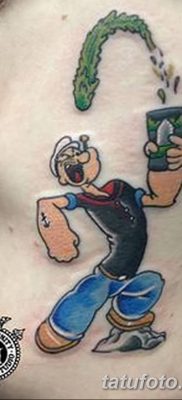 Fototegning Tatovering sømand Papay fra 10.08.2018 №015 - Tatoveringer sømand Papay -