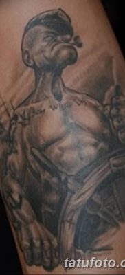 Fototegning Tatovering sømand Papay fra 10.08.2018 №018 - Tatoveringer sømand Papay -