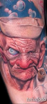 Fototegning Tatovering sømand Papay fra 10.08.2018 №024 - Tatoveringer sømand Papay -